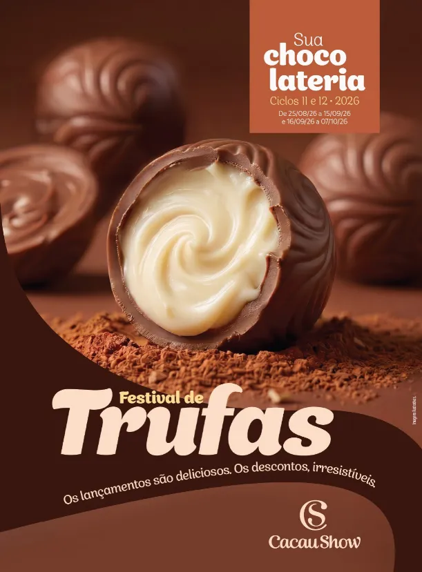 Catálogo de produtos Cacau Show