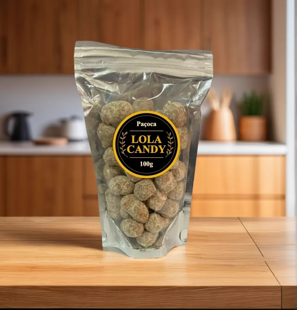 Pipoca gourmet Paçoca da Lola Candy Gourmet